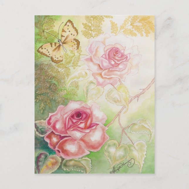 Rosas De Cartões De Arte Elysium (Frente)