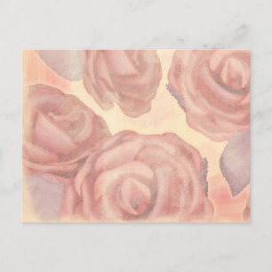 Rosas de chá, cartão postal