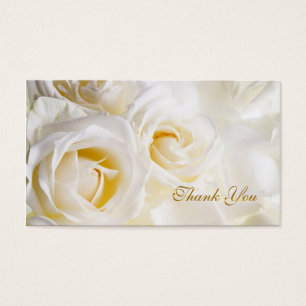 Rosas de creme brancos que Wedding o obrigado voc