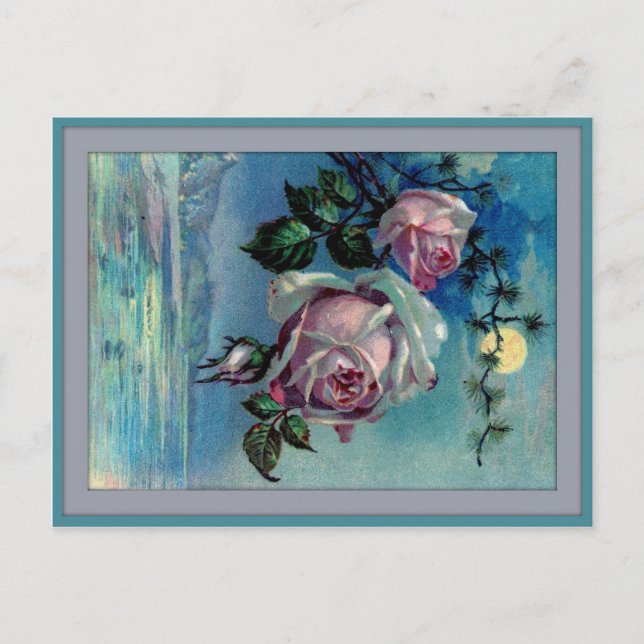 Rosas de Luz A Cartão Postal (Frente)