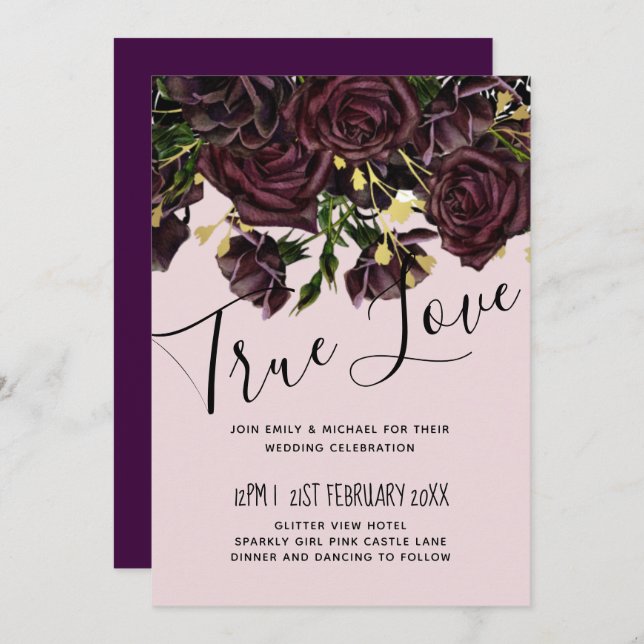 Rosas de MÁQUINAS NEGADAS (Frente/Verso)