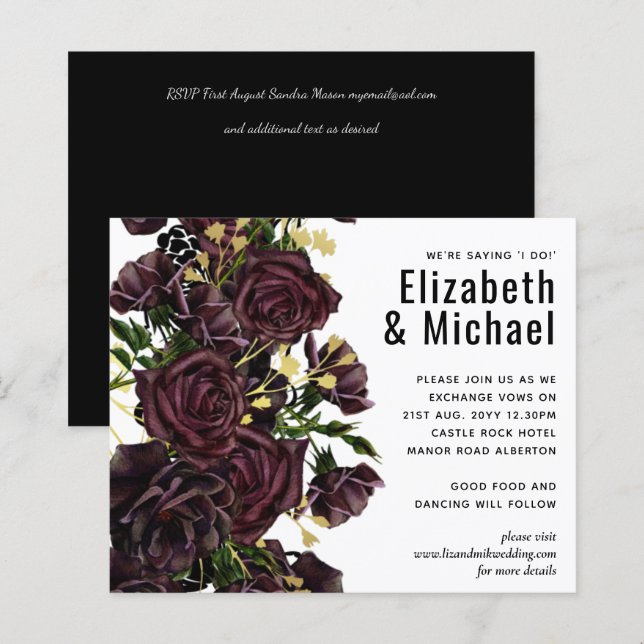 Rosas de MÁQUINAS NEGADAS (Frente/Verso)