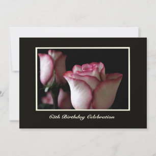 Rosas do Convite de aniversário 65
