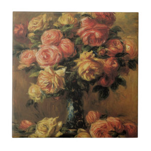 Rosas em um Vaso por Pierre Renoir, Arte Fino Vint