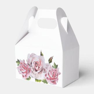 Rosas Esculturais em uma Caixa de Favor de Gable