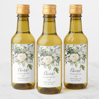 Rosas Eucalyptus Mini Rótulos de Garrafas