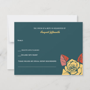 Rosas exóticos - placas RSVP
