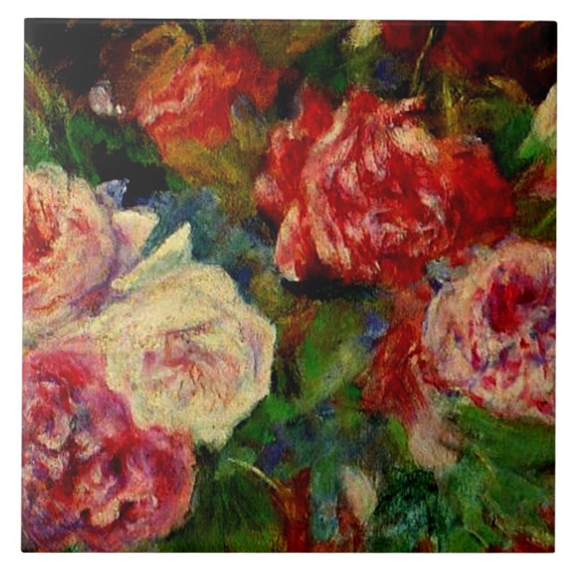 Rosas, famosa pintura Renoir, (Frente)