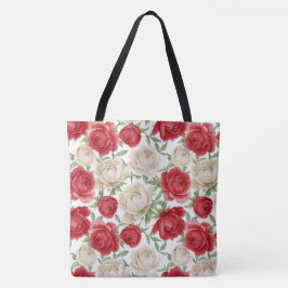 Rosas Florais Tote Bag