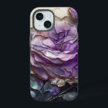 Rosas gigantes roxas e Douradas<br><div class="desc">Um belo padrão de grandes Rosas roxas com jato de ouro.</div>