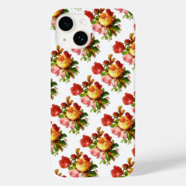 Rosas Ingleses - capas de iphone de gabinete (Verso)