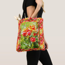 Rosas Laranja Tote Bag
