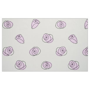 Rosas Lilac Multilarge Standard tecido