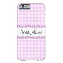Rosas Lilac Verificar capas de iphone 'Name'