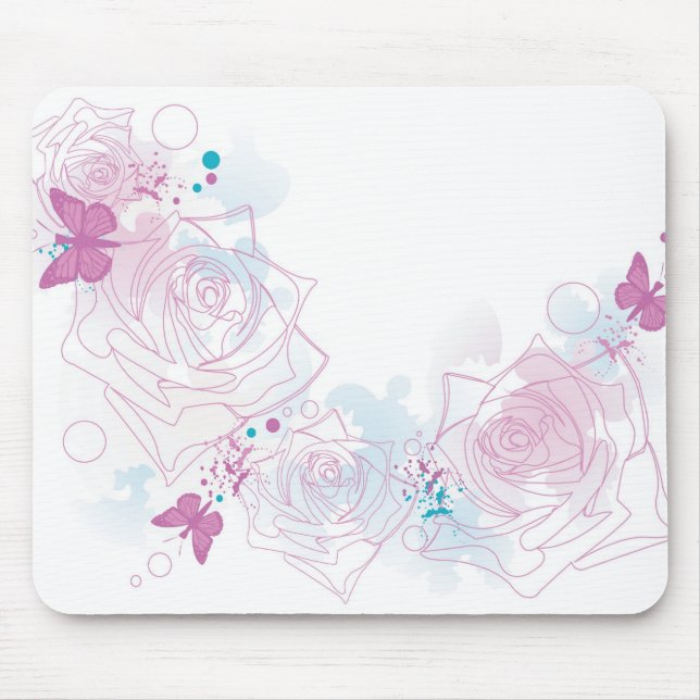 Rosas Mousepad (Frente)