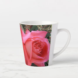 Rosas na caneca traseira do Pinks