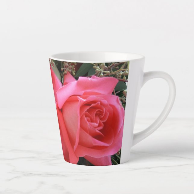 Rosas na caneca traseira do Pinks (Direita)