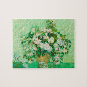 Rosas pelo quebra-cabeça de Vincent van Gogh