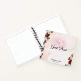 Rosas Personalizados Livro de Convidados
