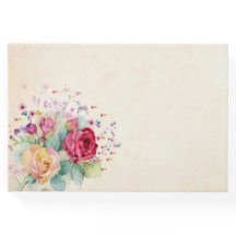 Rosas Personalizáveis - Livro de Visitas