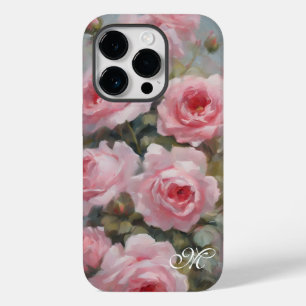 Rosas pintados cor-de-rosa