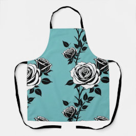 Rosas Pretas e Brancas Ilustradas