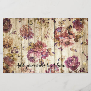 Rosas rosa-do-campo russas Papel-sapateado Diário