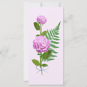 Rosas Rosa e Fern