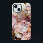Rosas rosa e marfim<br><div class="desc">Um belo padrão de grandes rosas rosa com trim de marfim</div>