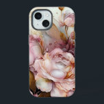 Rosas rosa e marfim<br><div class="desc">Um belo padrão de grandes rosas rosa com trim de marfim</div>