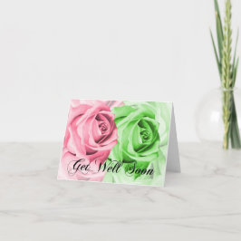 Rosas Rosa e Verde recebem um bom cartão em breve