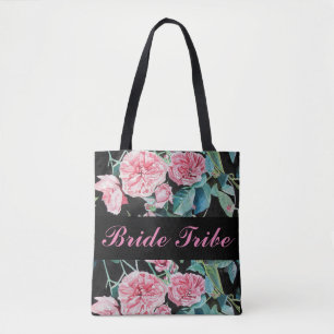 Rosas Rosa Noiva Casamento de Bridesmaid Tote Bag