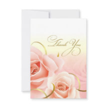 Rosas Rosa Obrigado Cartões Festas de aniversário