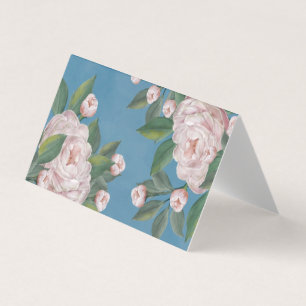 Rosas rosa pálidas com fundo azul Marinho