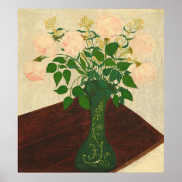 Rosas Rosa - Poster de Belas Artes Americanas