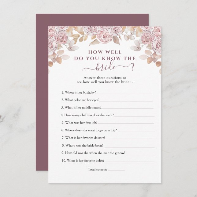 Rosas rosa que conhecem o melhor cartão de jogo da (Frente/Verso)