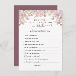 Rosas rosa que conhecem o melhor cartão de jogo da