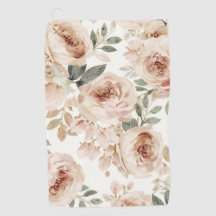 Rosas Rosa Suave Impressão Floral Aquarela Botânic