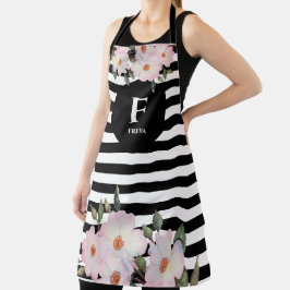 Rosas Rosa-Vidro Ballerina Monogramas Stripes