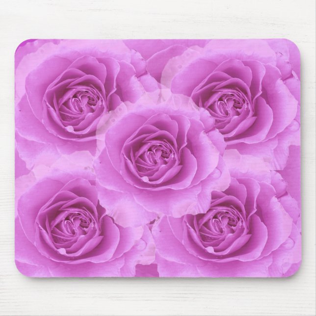 Rosas roxos Mousepad (Frente)