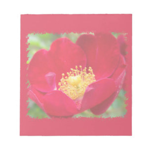 Rosas são Bloco de notas vermelho