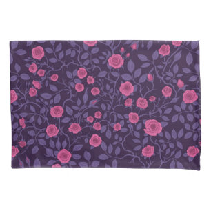 Rosas selvagens a rosa e roxo