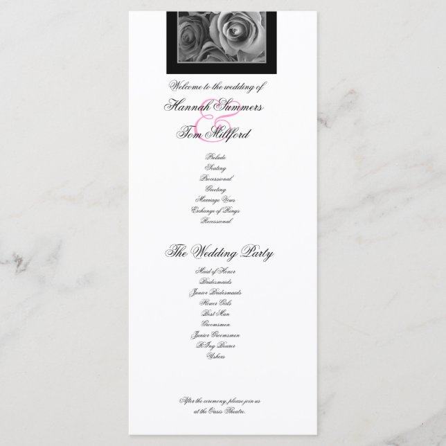 ROSAS SILVER e Programa de Casamento PINK LACE (Frente)