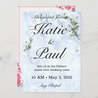 Rosas verdes elegantes Convite de casamento