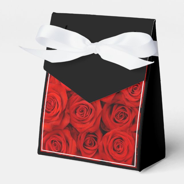Rosas vermelhas de Caixa de Favoritos do Partido (Frente)