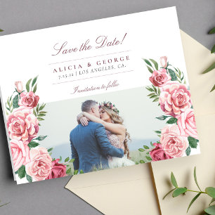 Rosas vermelhas de orçamento foto casamento salvar