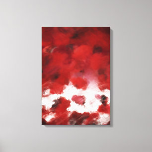 Rosas vermelhas de Petals pintura Art 2° - Canvas