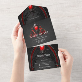 Rosas vermelhas e design de portão incríveis