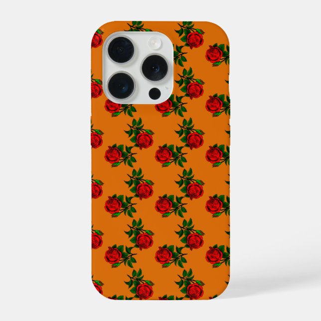 rosas vermelhas laranja (Verso)