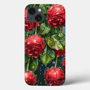 Rosas Vermelhas Românticas Presente Floral Elegant